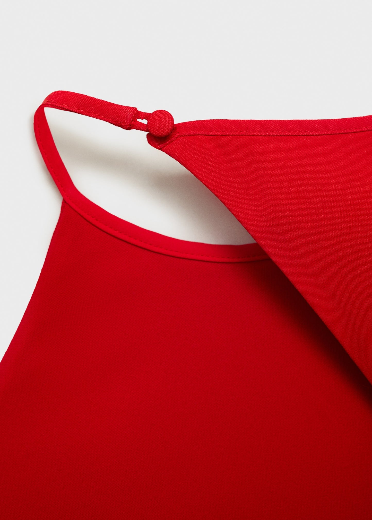 Asymmetrical open-back dress