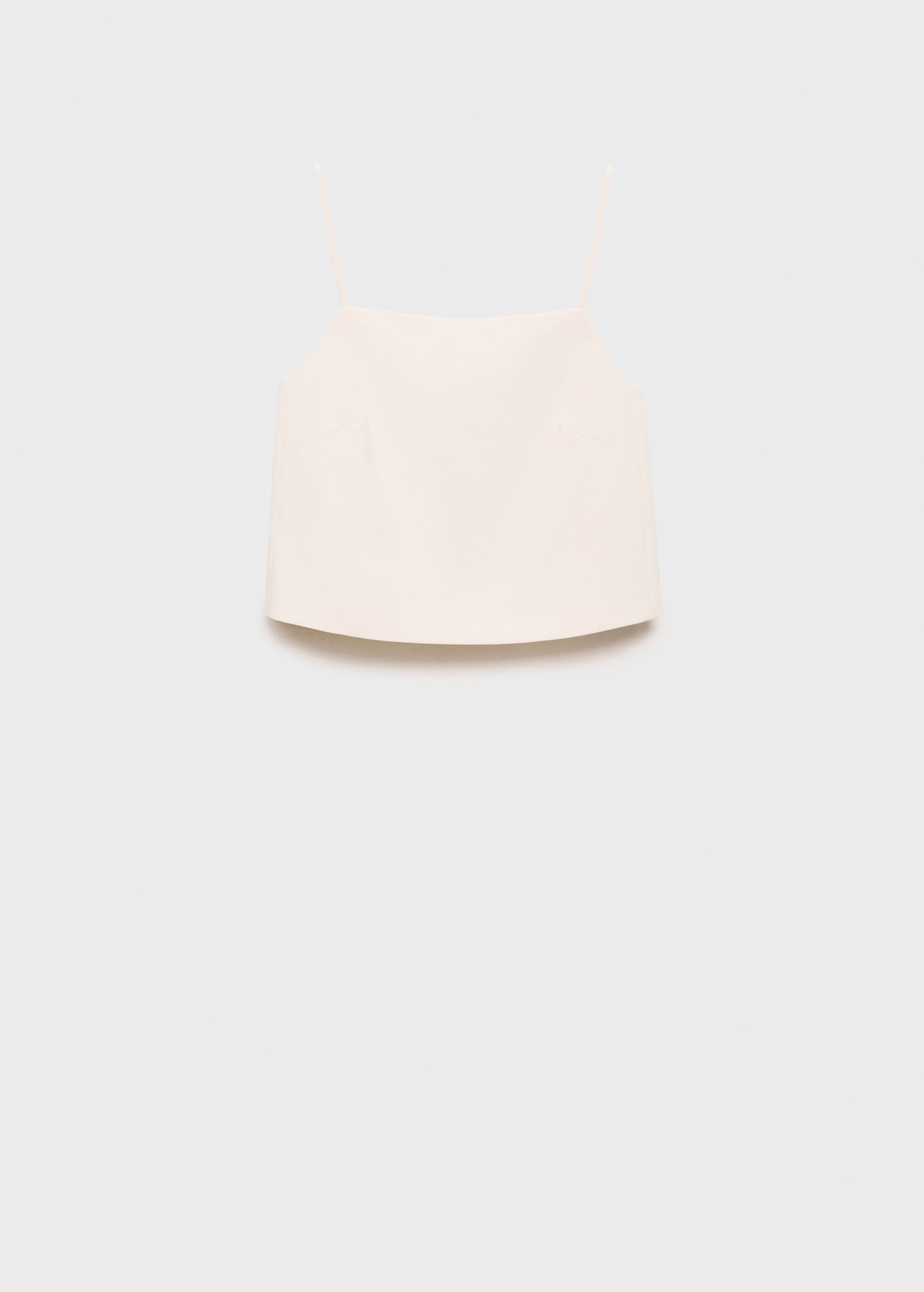 Buttoned crop top
