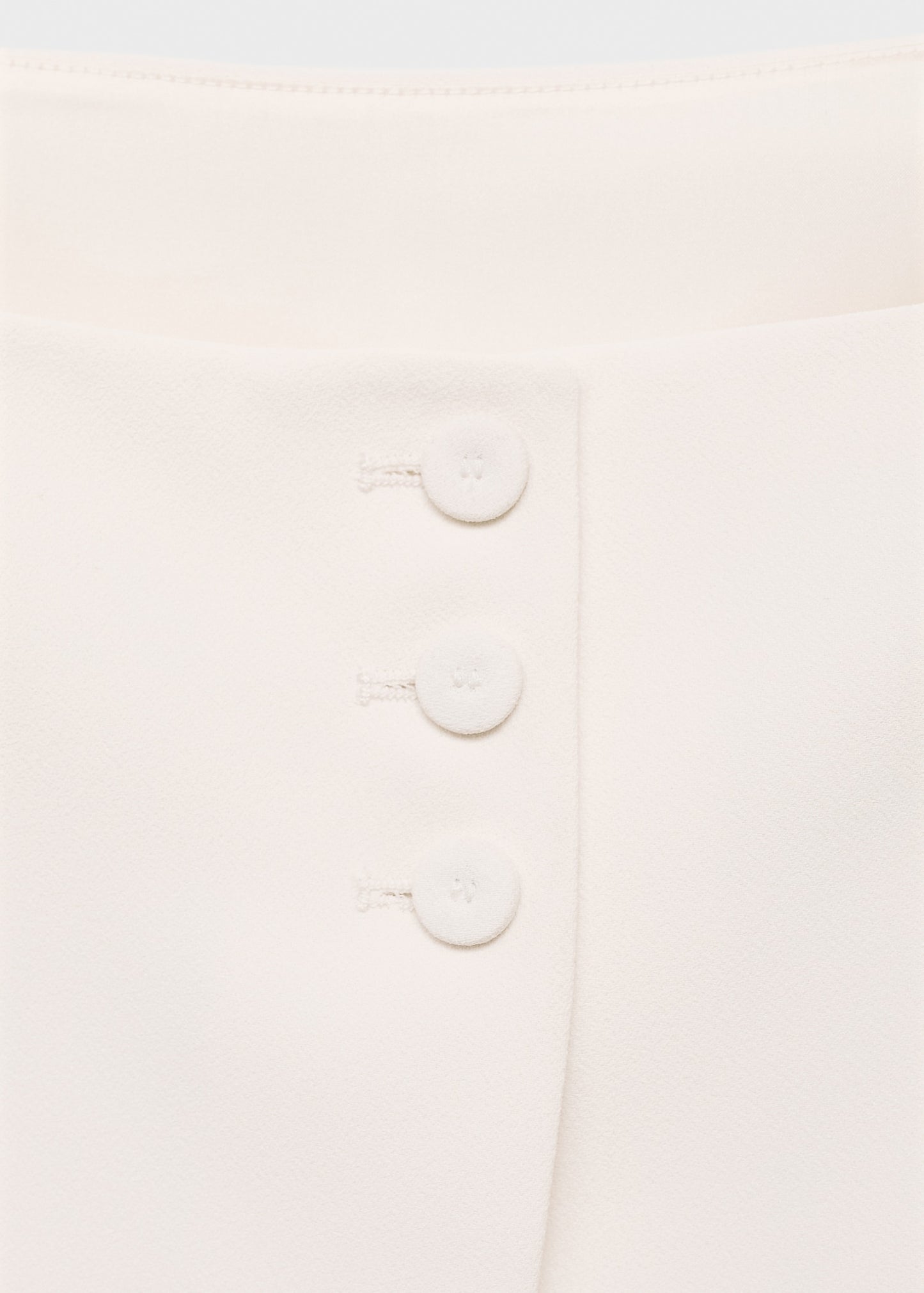 Buttoned crop top