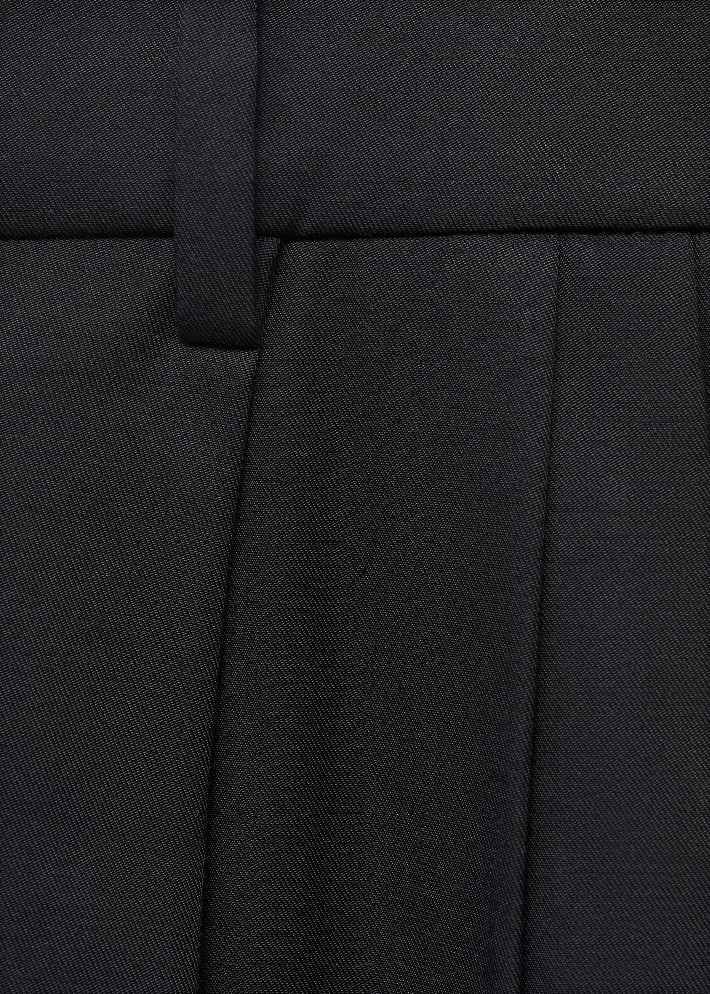Straight-leg cotton pleated trousers