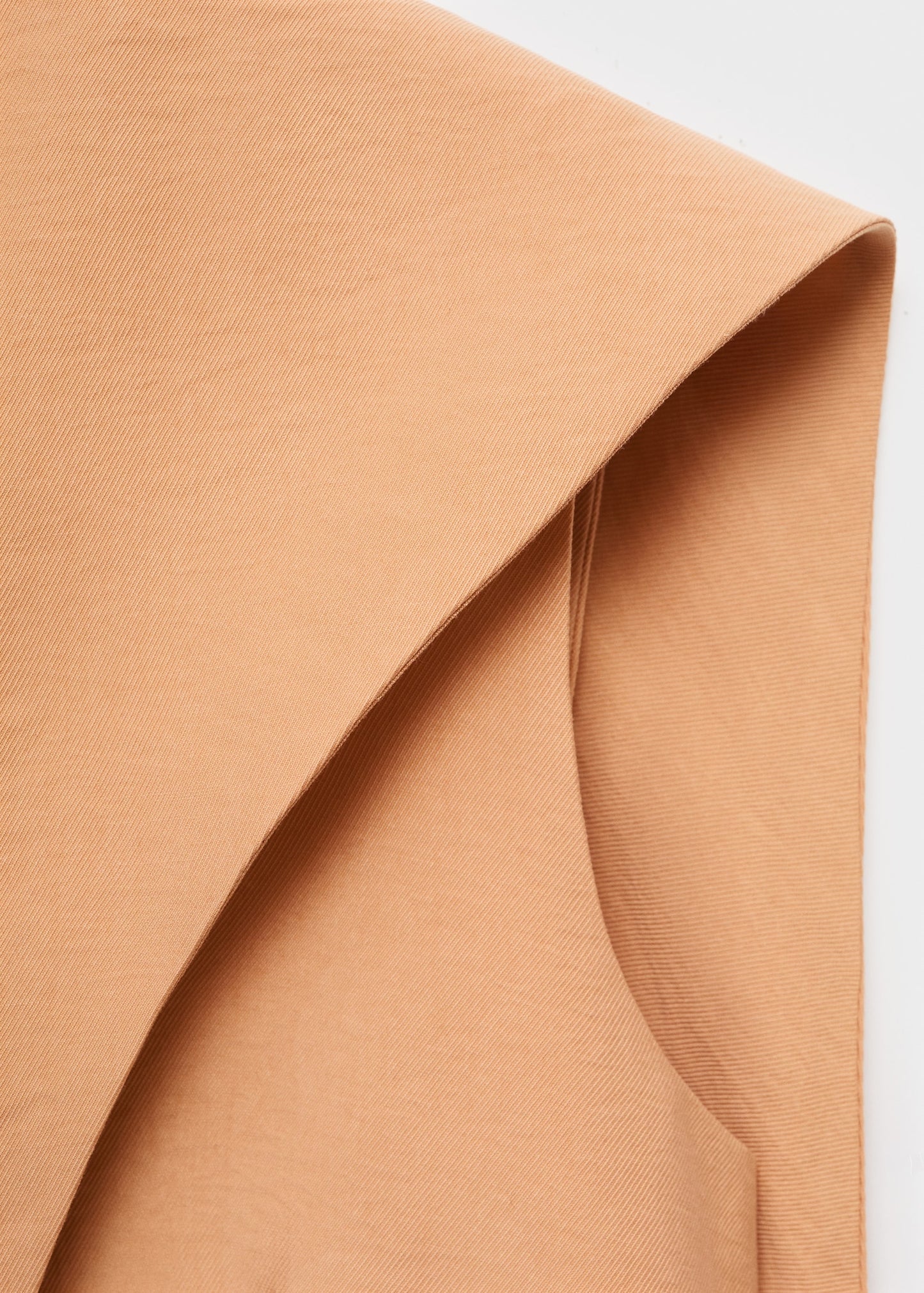 Asymmetrical foulard top