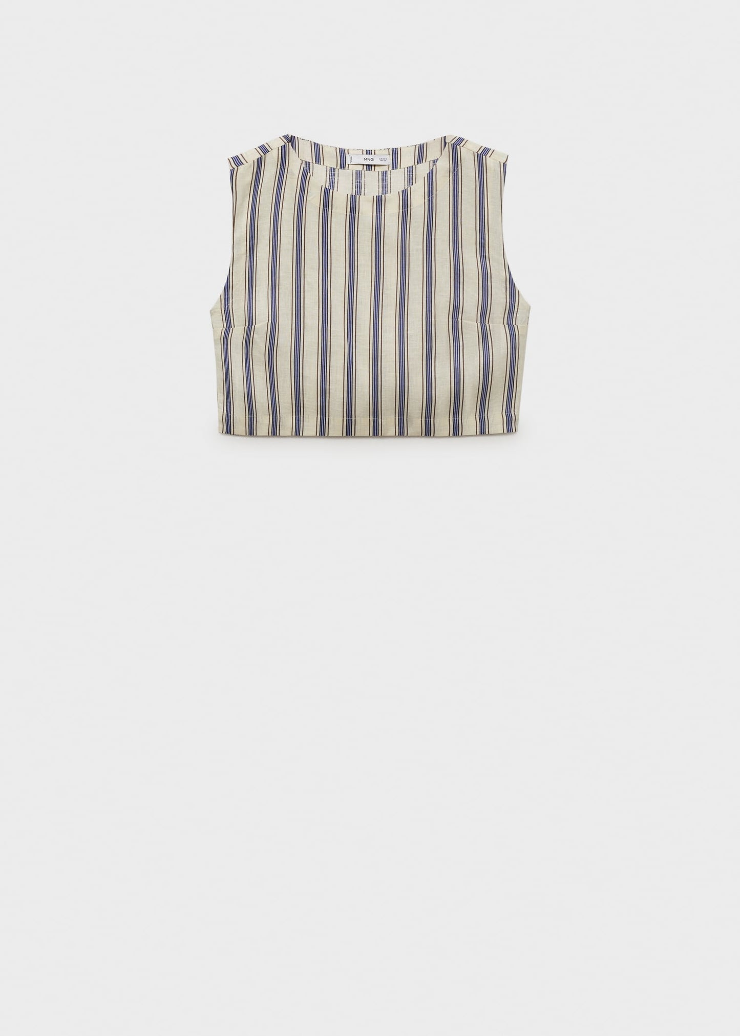 Striped linen top
