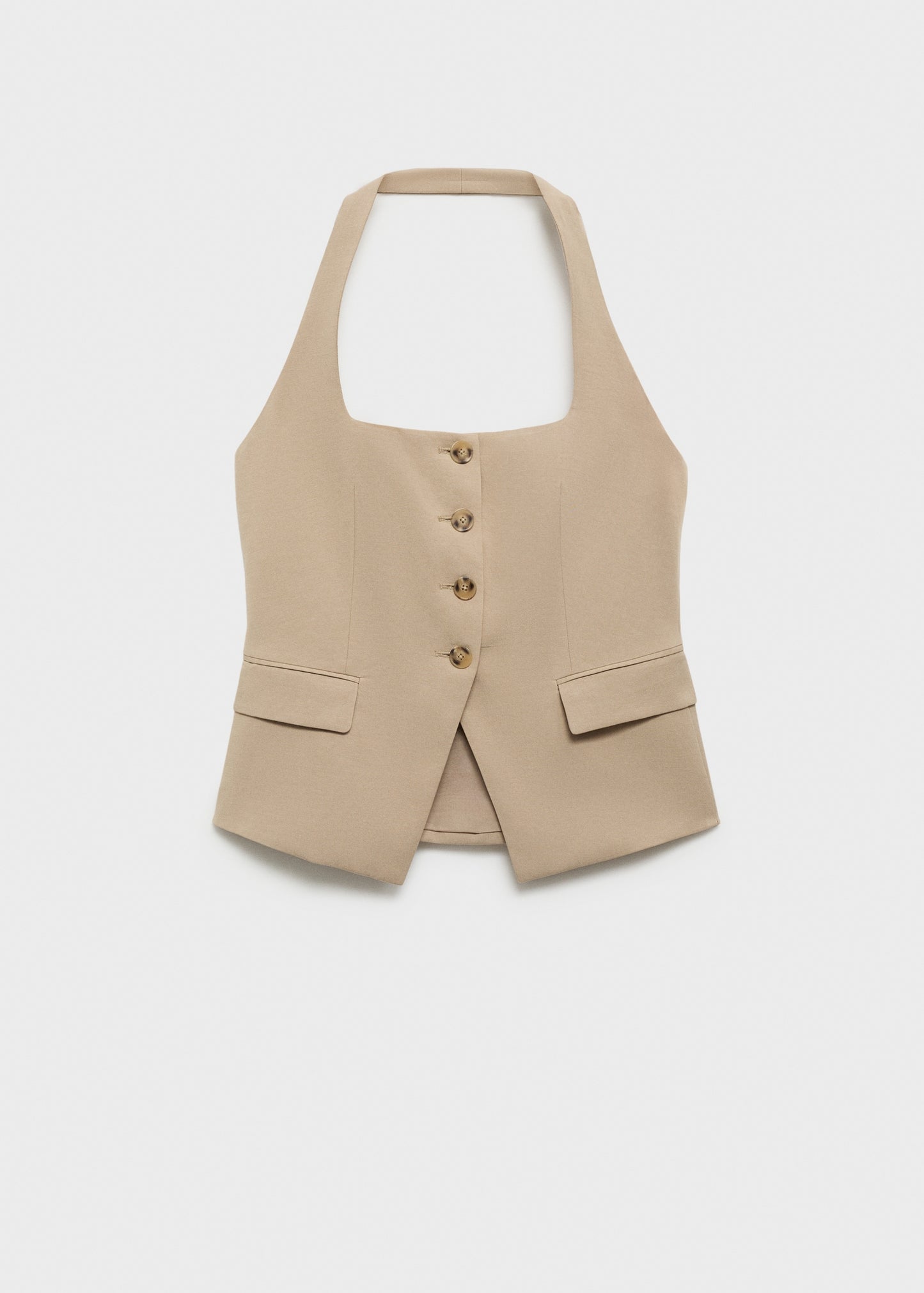 Linen suit waistcoat