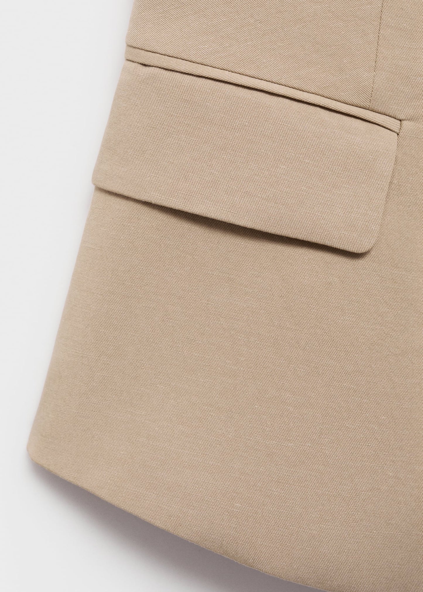 Linen suit waistcoat