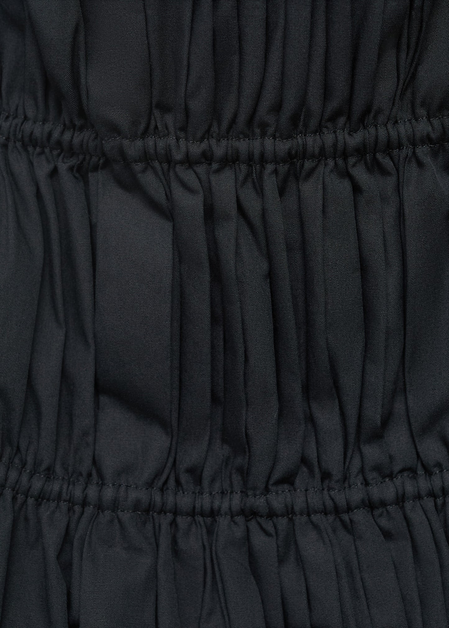 Ruched strapless top