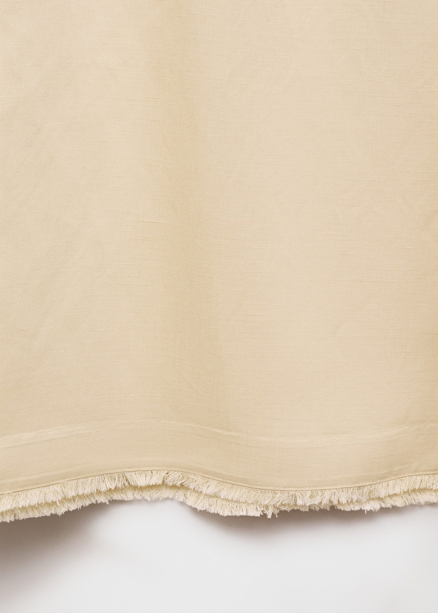 Midi skirt with frayed ends