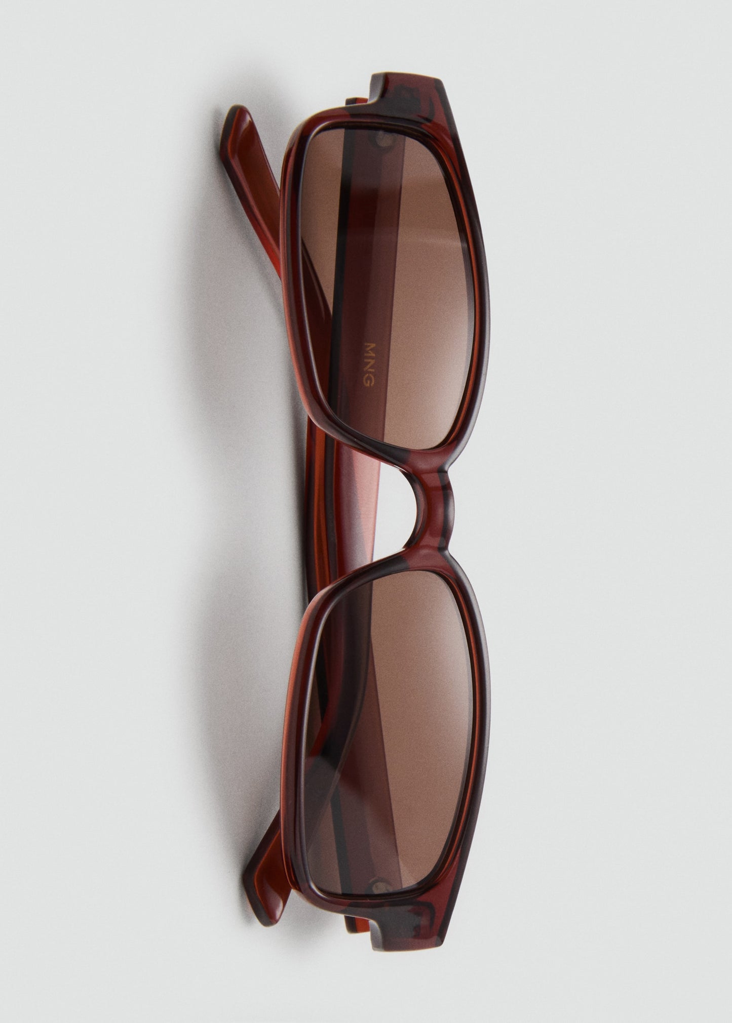 Rectangular-frame sunglasses