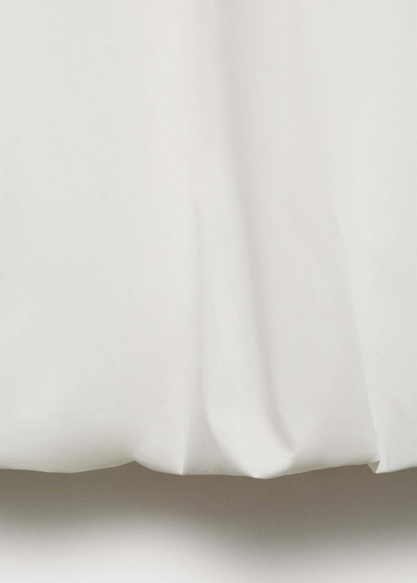 Balloon-effect strapless dress