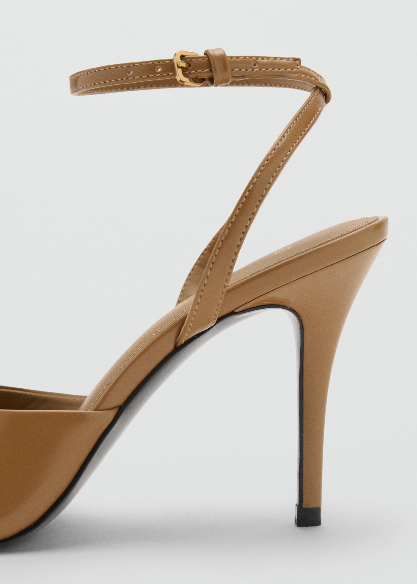 Ankle-cuff heeled sandals