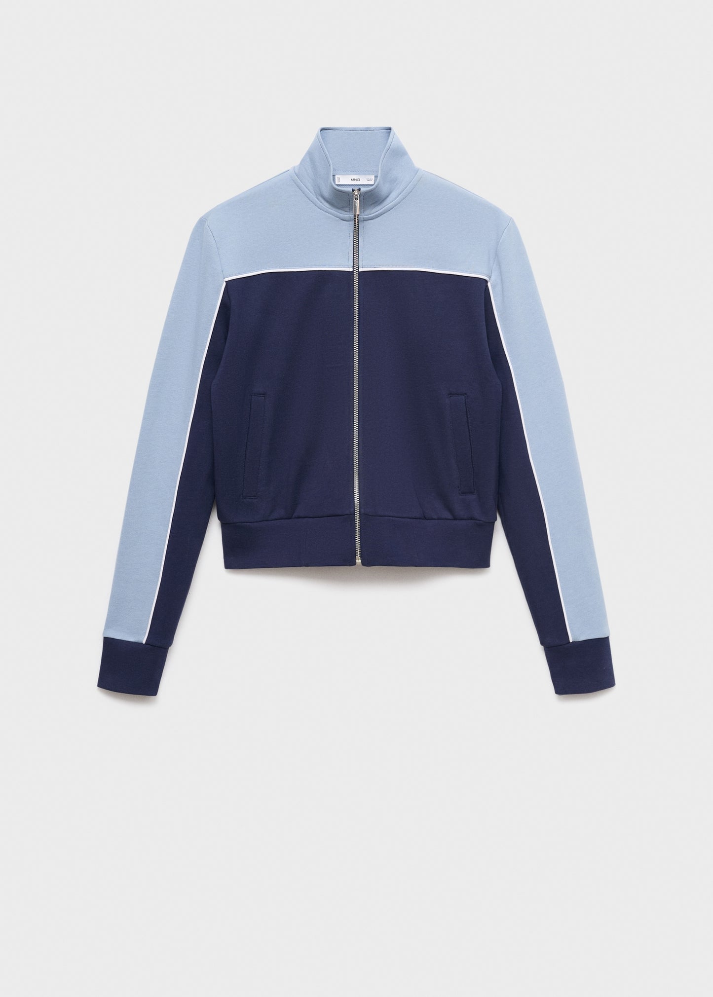 Two-tone fitted jacket