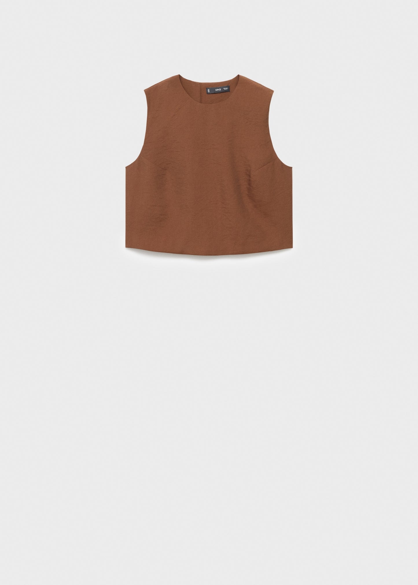 Buttoned crop top