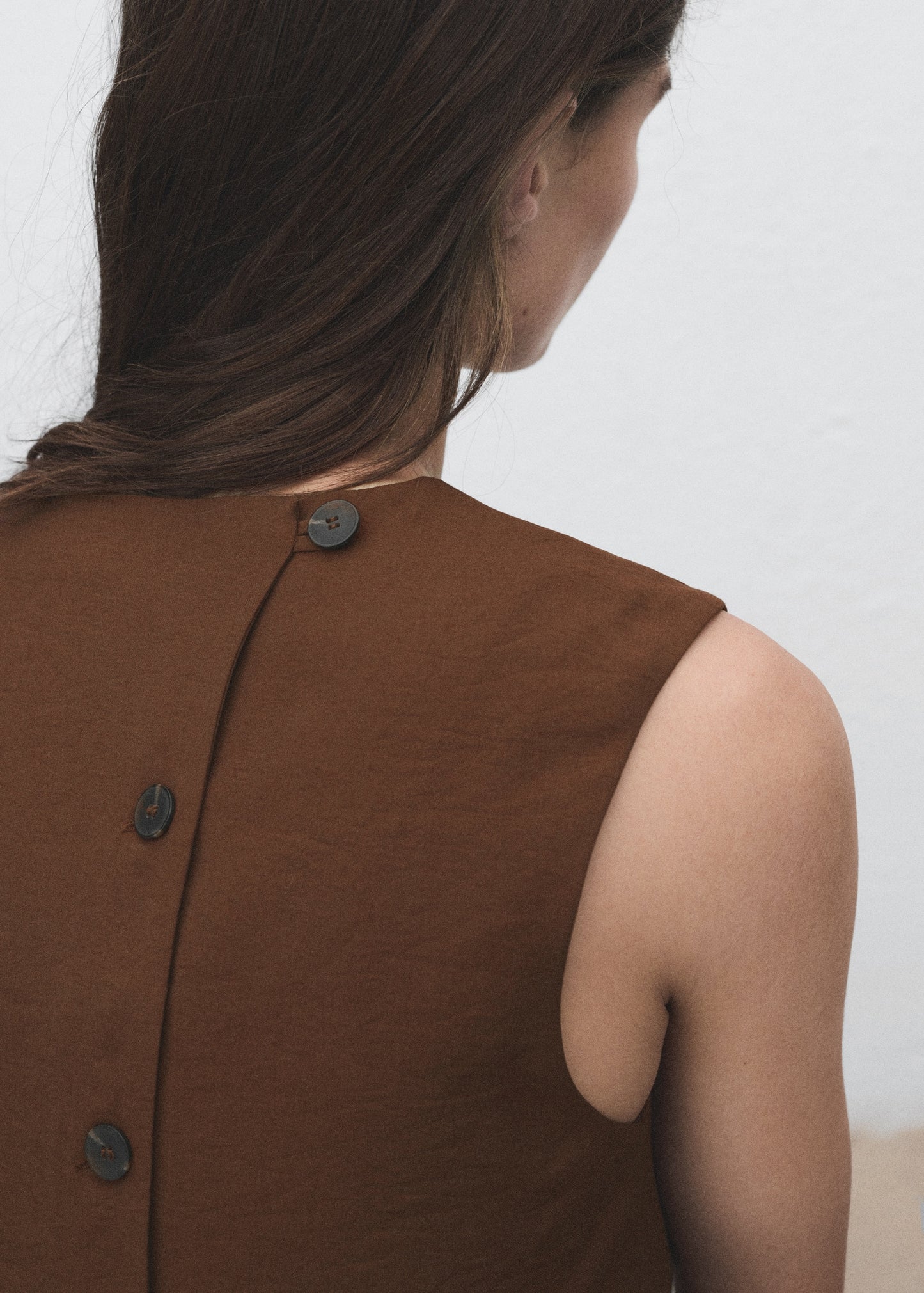 Buttoned crop top
