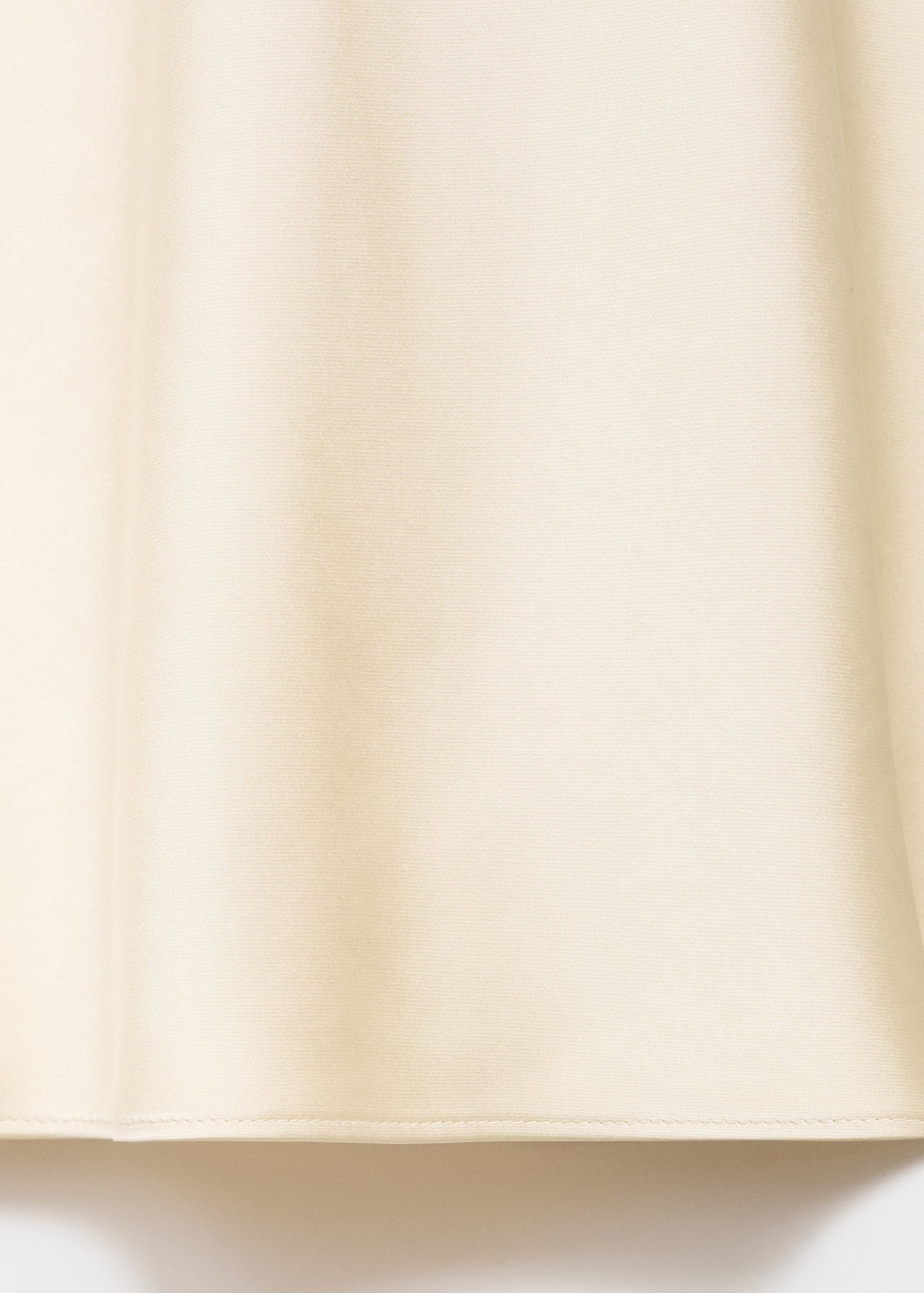 High-neck satin blouse