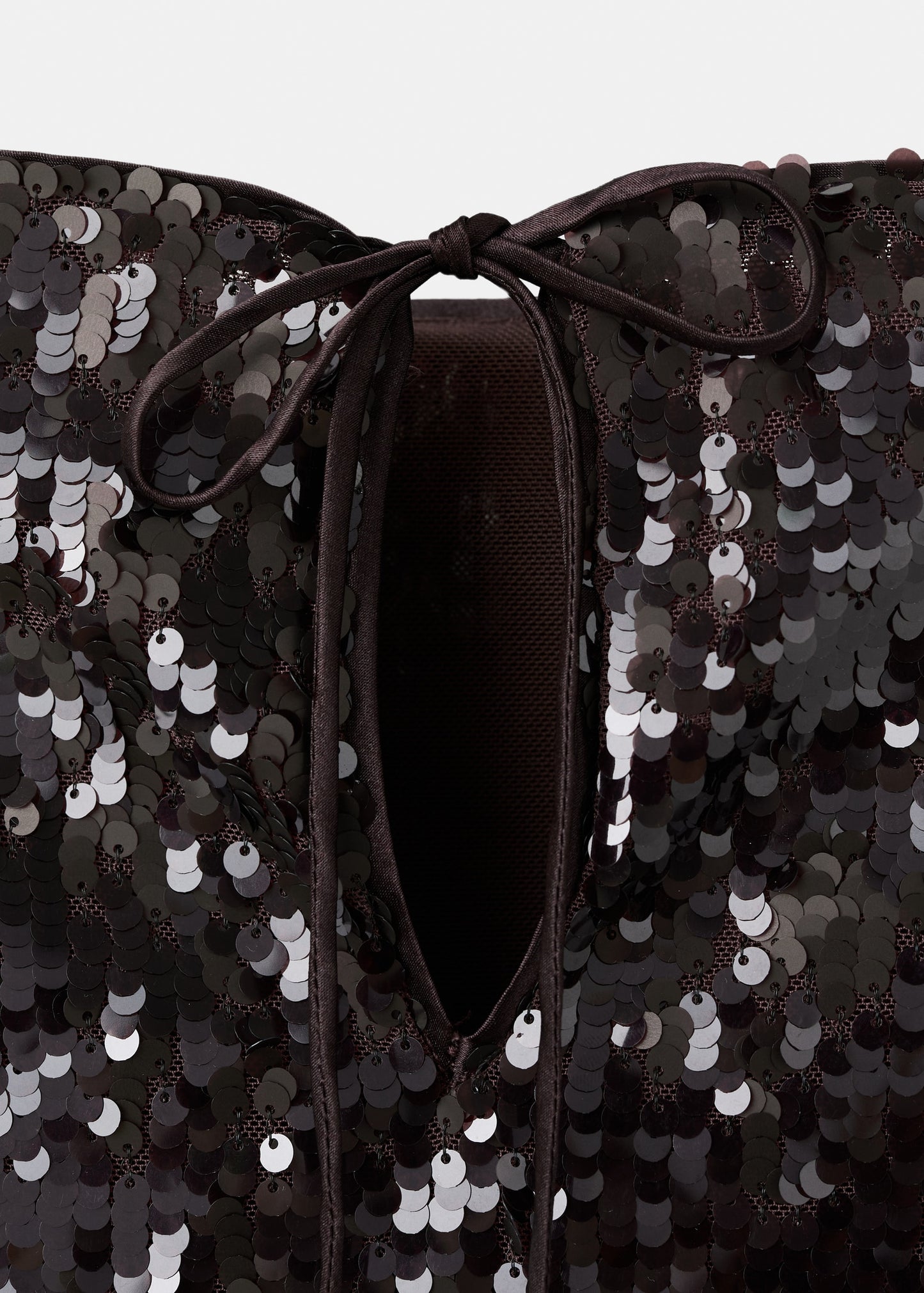 Sequin bell-sleeve top