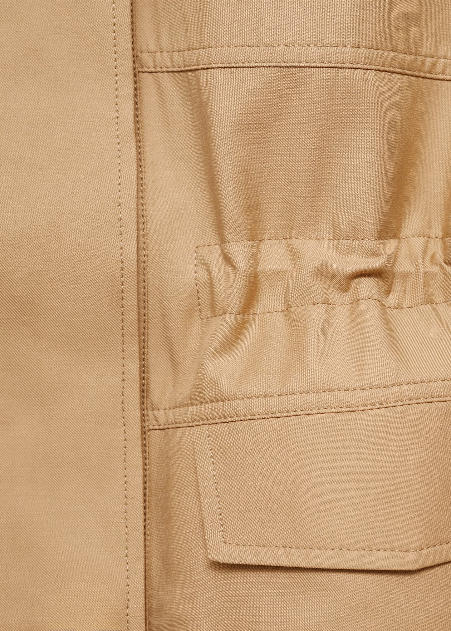 Oversized waistcoat with cargo pockets