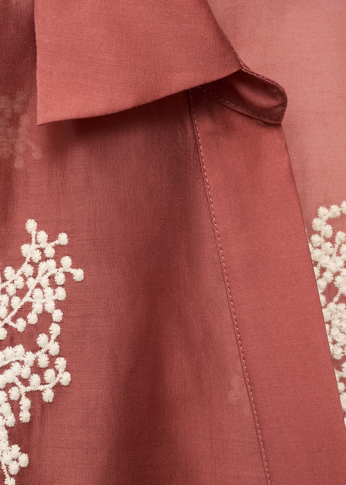 Embroidered lyocell shirt