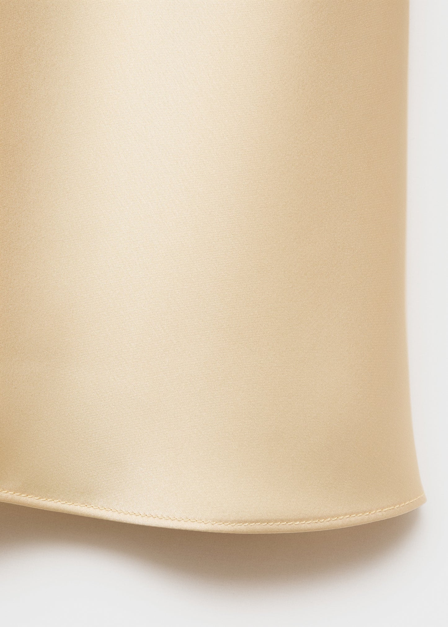 Midi satin skirt
