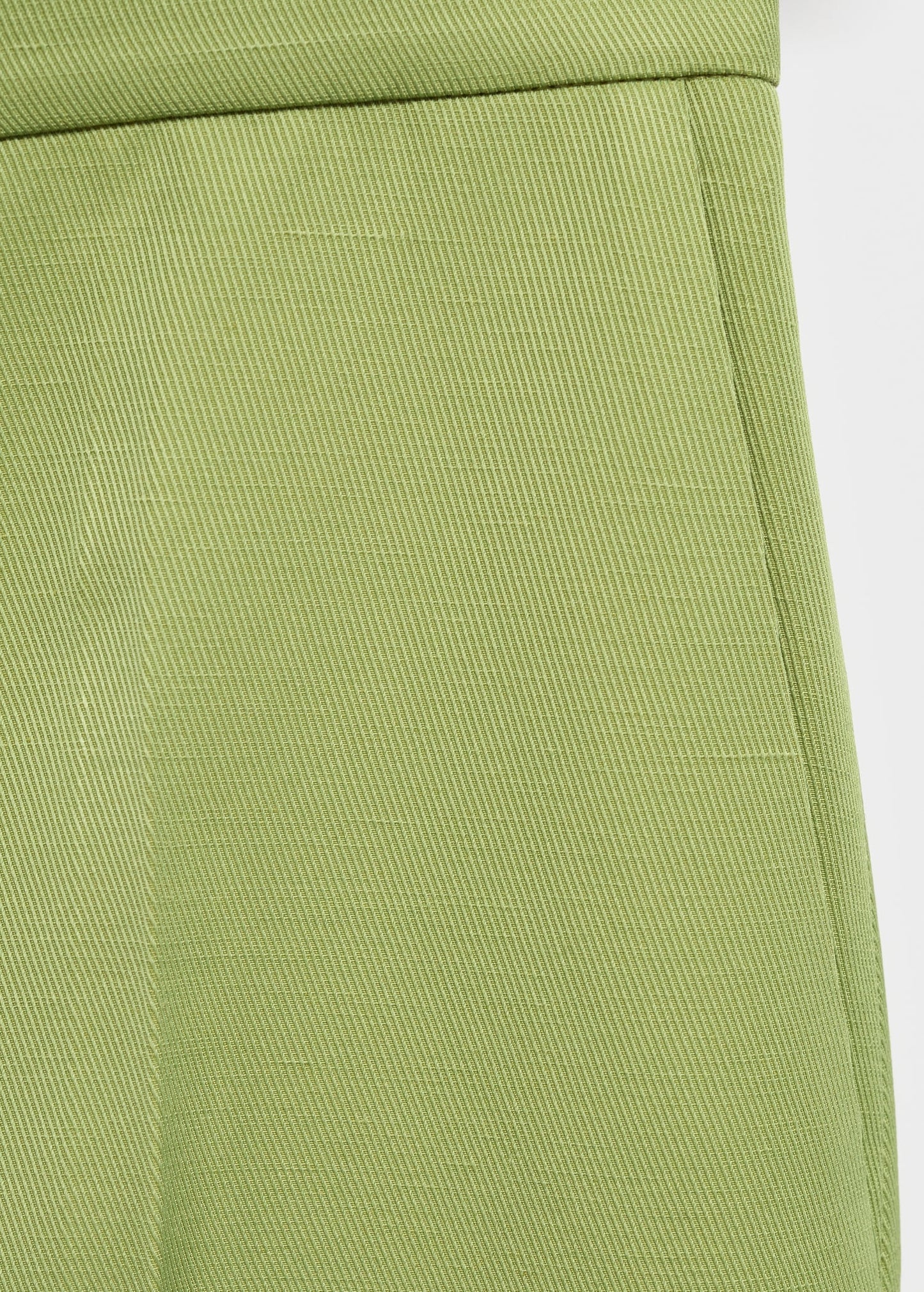 Straight-fit linen-blend suit trousers