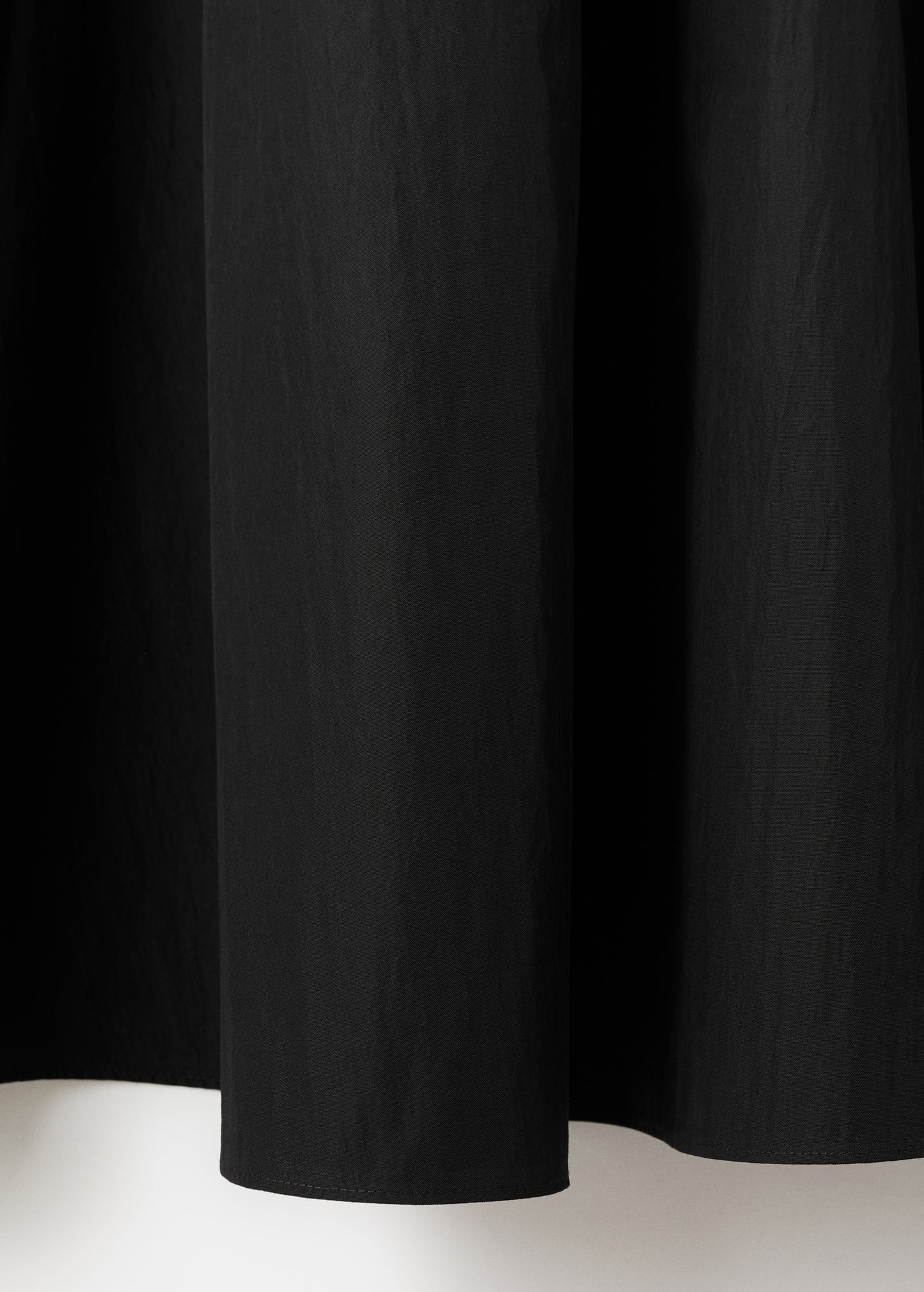 Long flared skirt