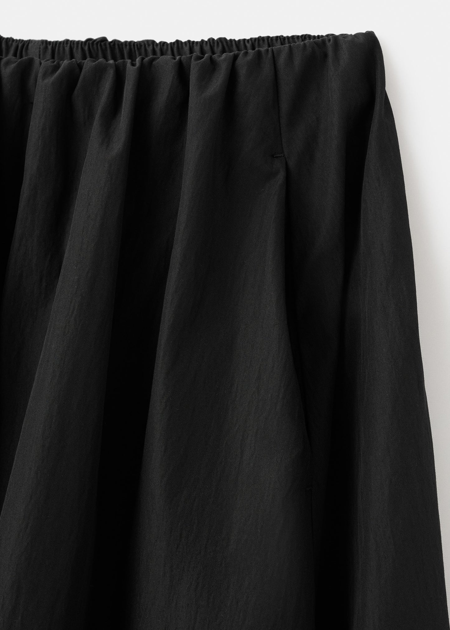 Long flared skirt