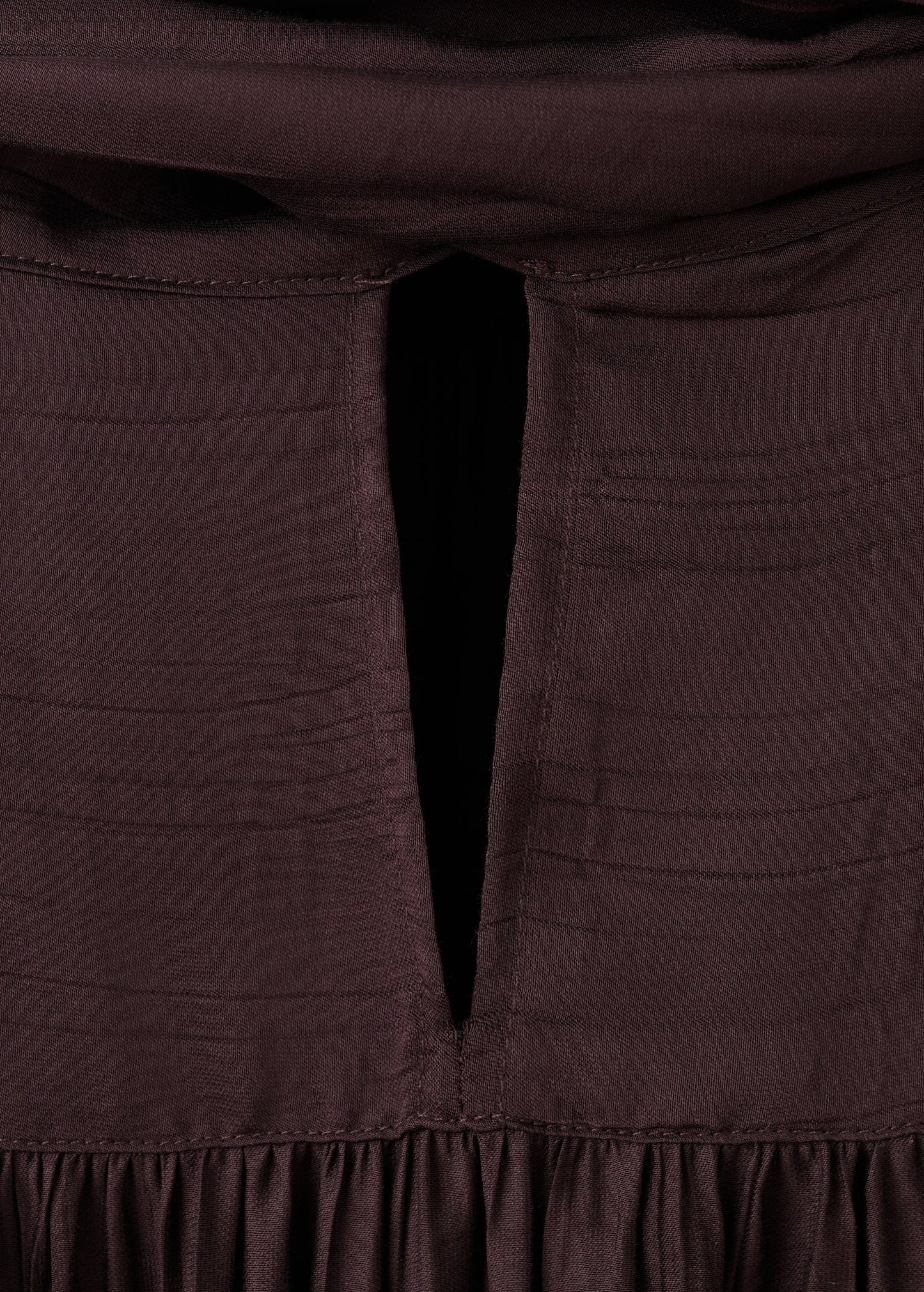 Textured blouse with foulard