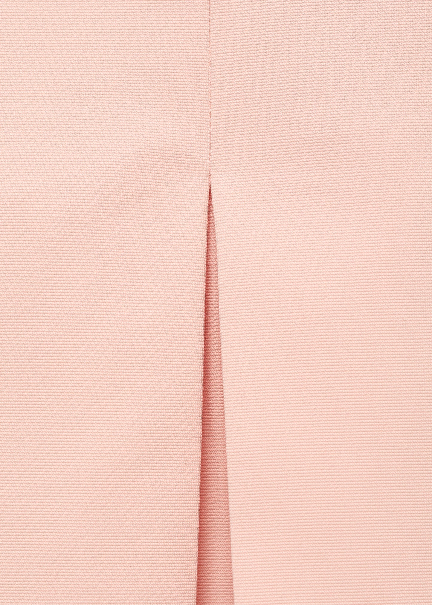 Cotton midi-skirt with pleat detail