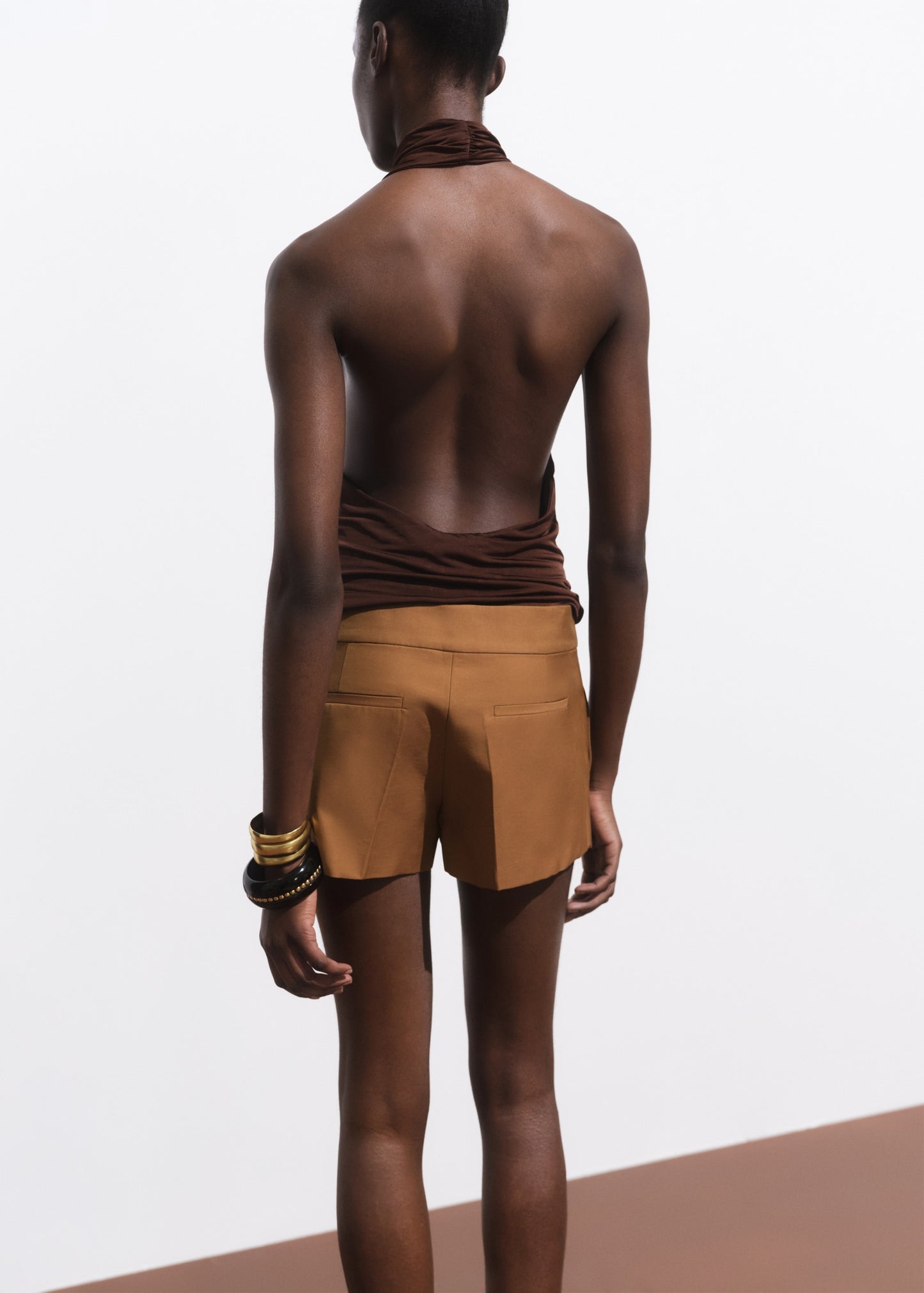 Mini-skirt with pleats
