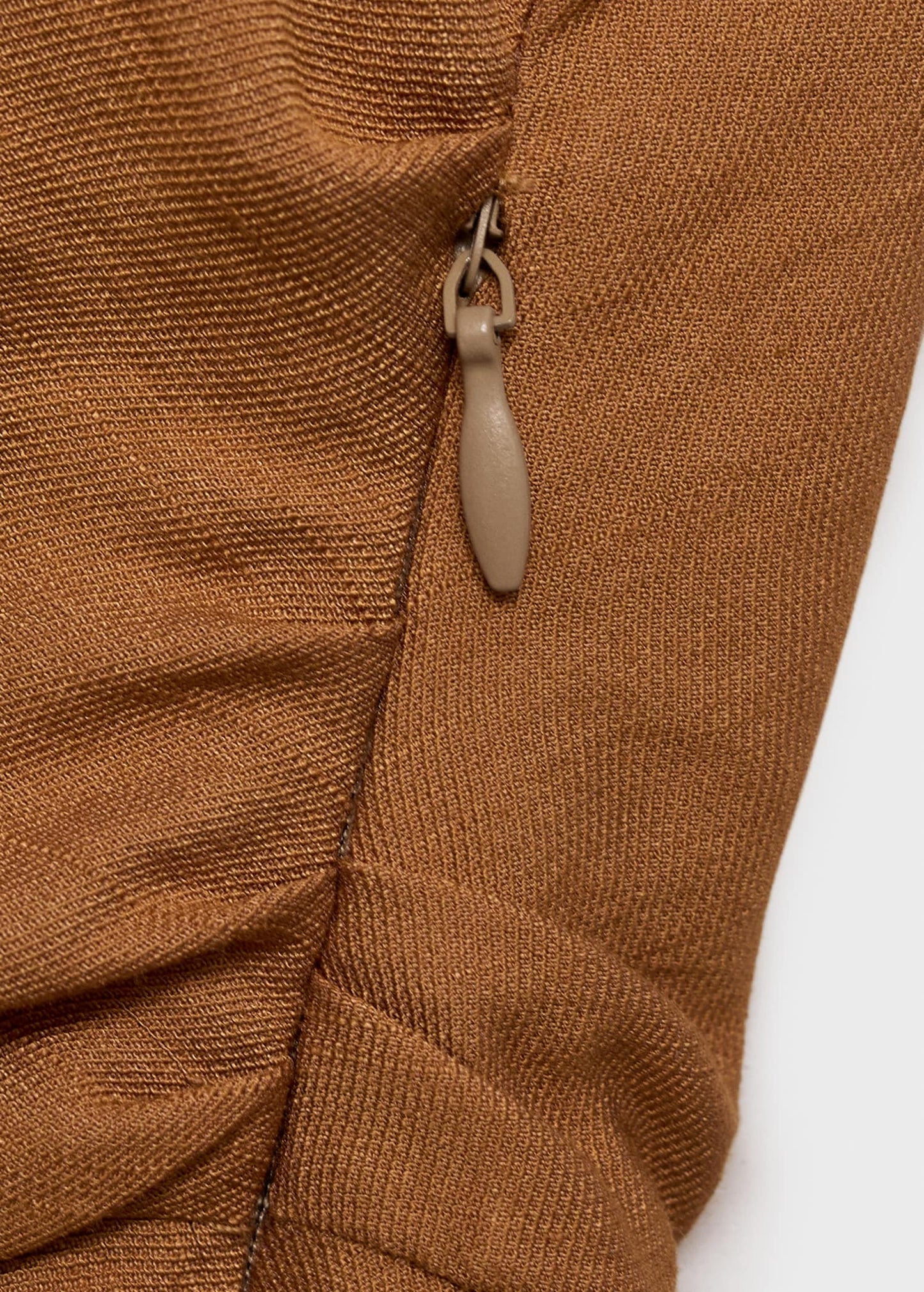 Asymmetric draped gown