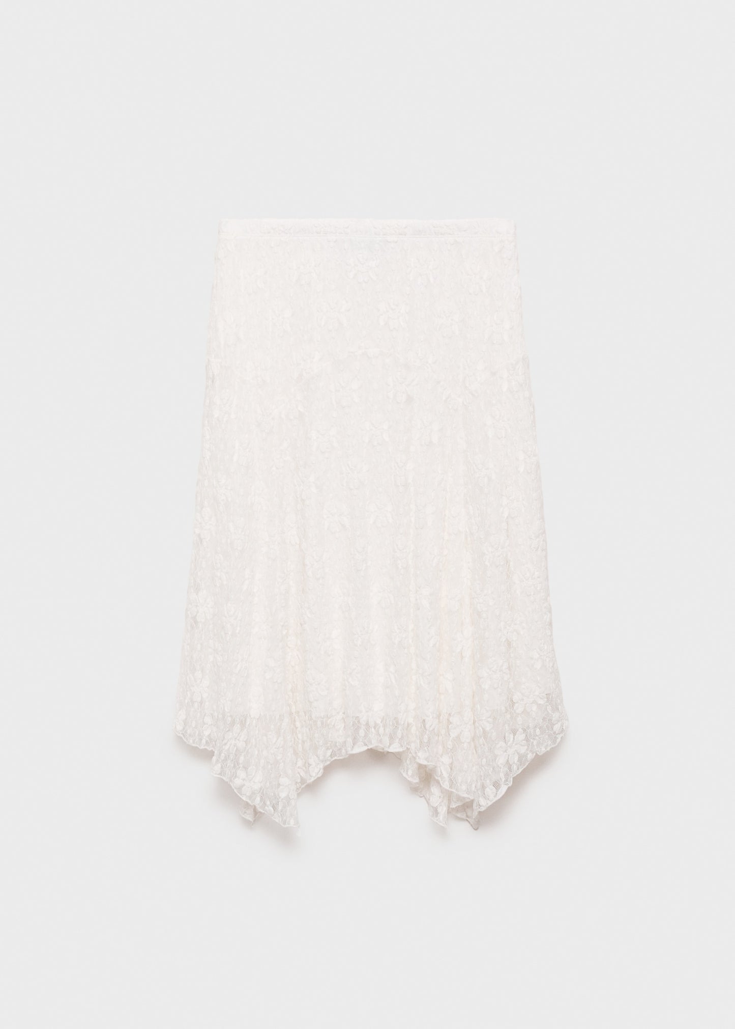 Lace midi skirt