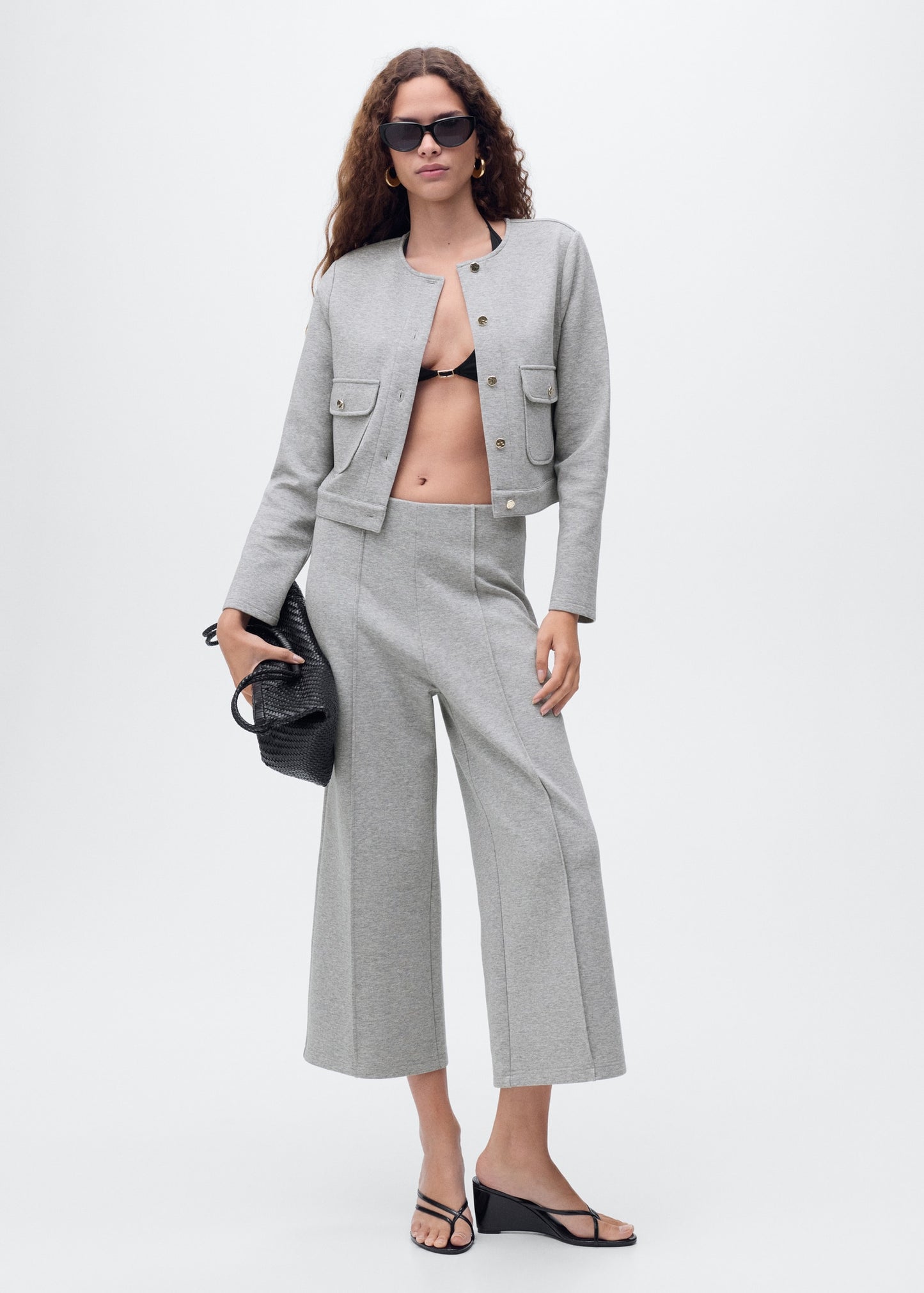 Cotton crop trousers