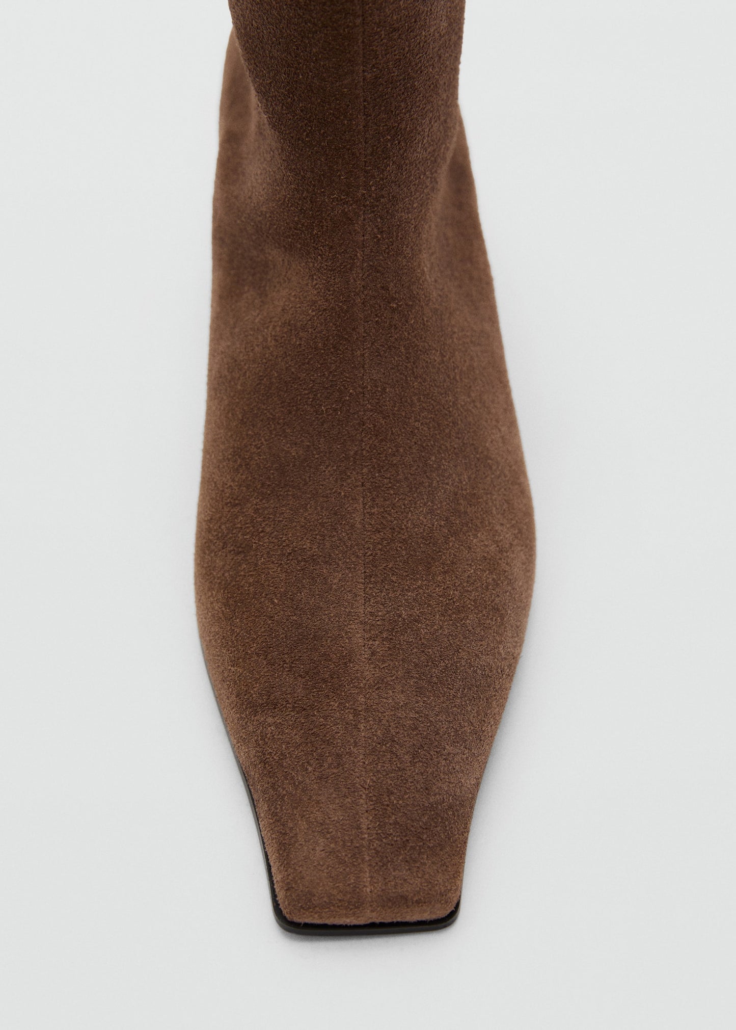 Suede leather ankle boots