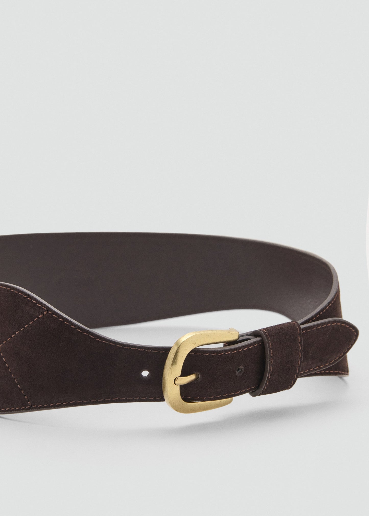 Suede obi belt