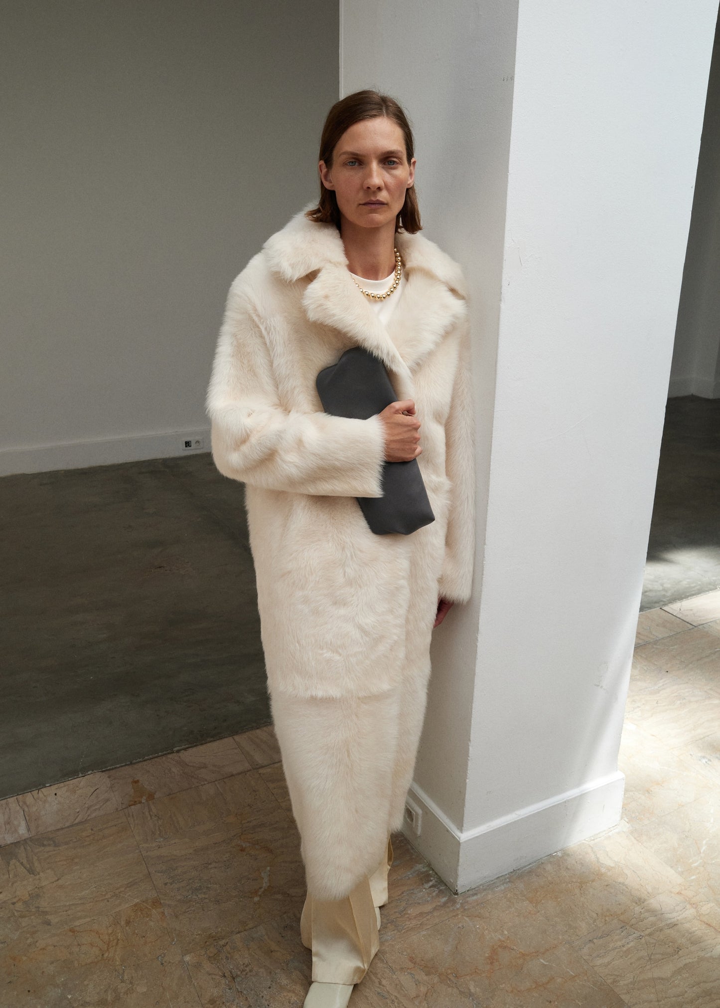 Reversible 100% fur coat