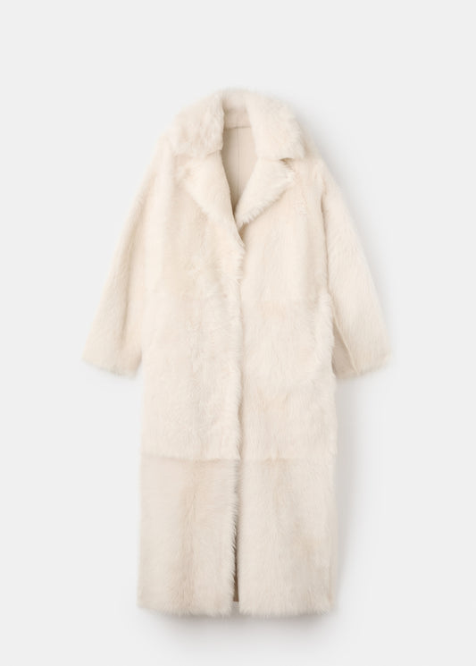 Reversible 100% fur coat