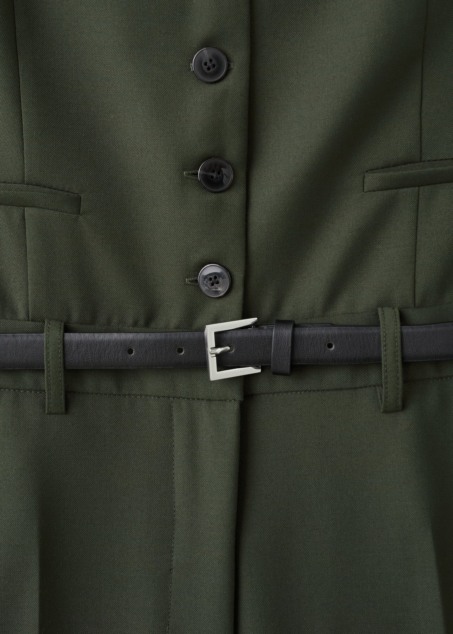 Suit-style jumpsuit with suit