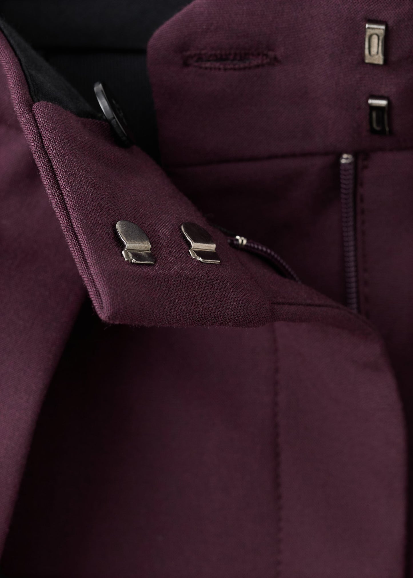 Pleated wide leg trousers