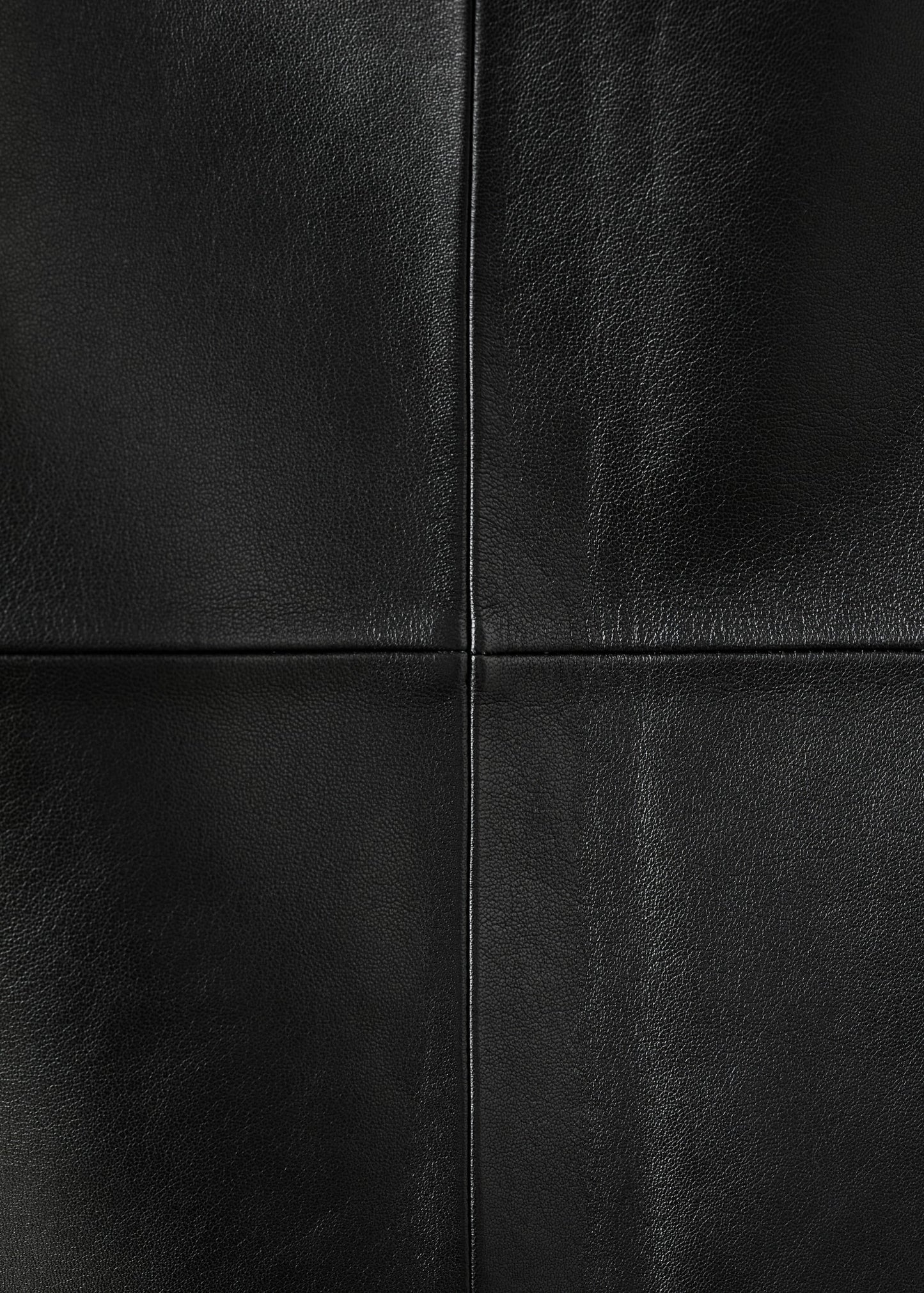 Leather pencil skirt