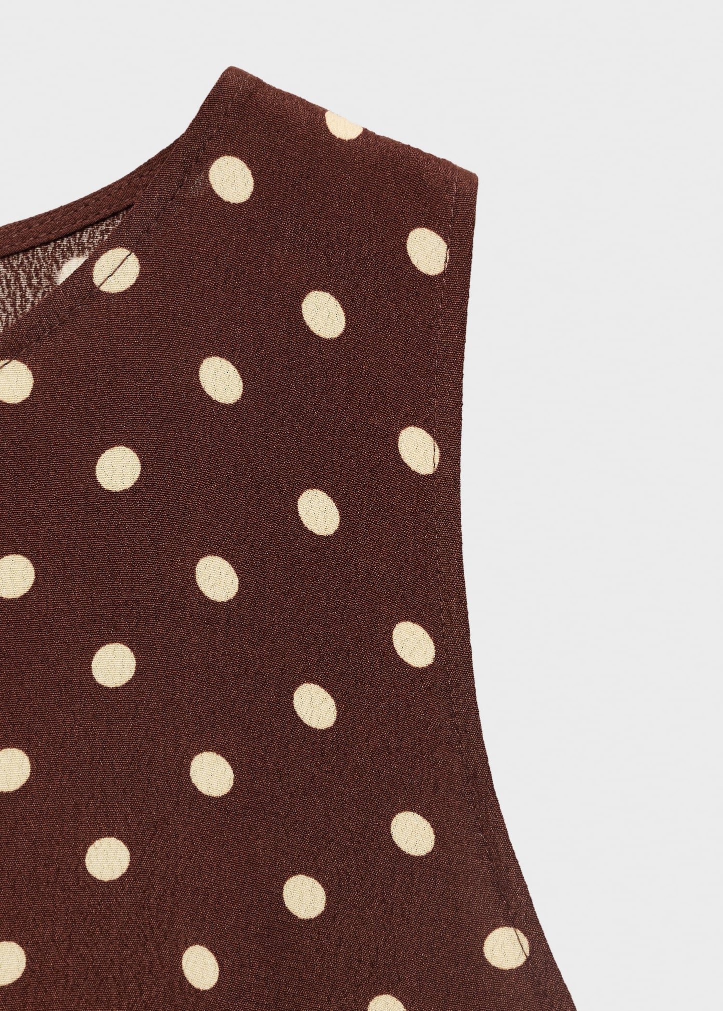 Polka dot midi dress