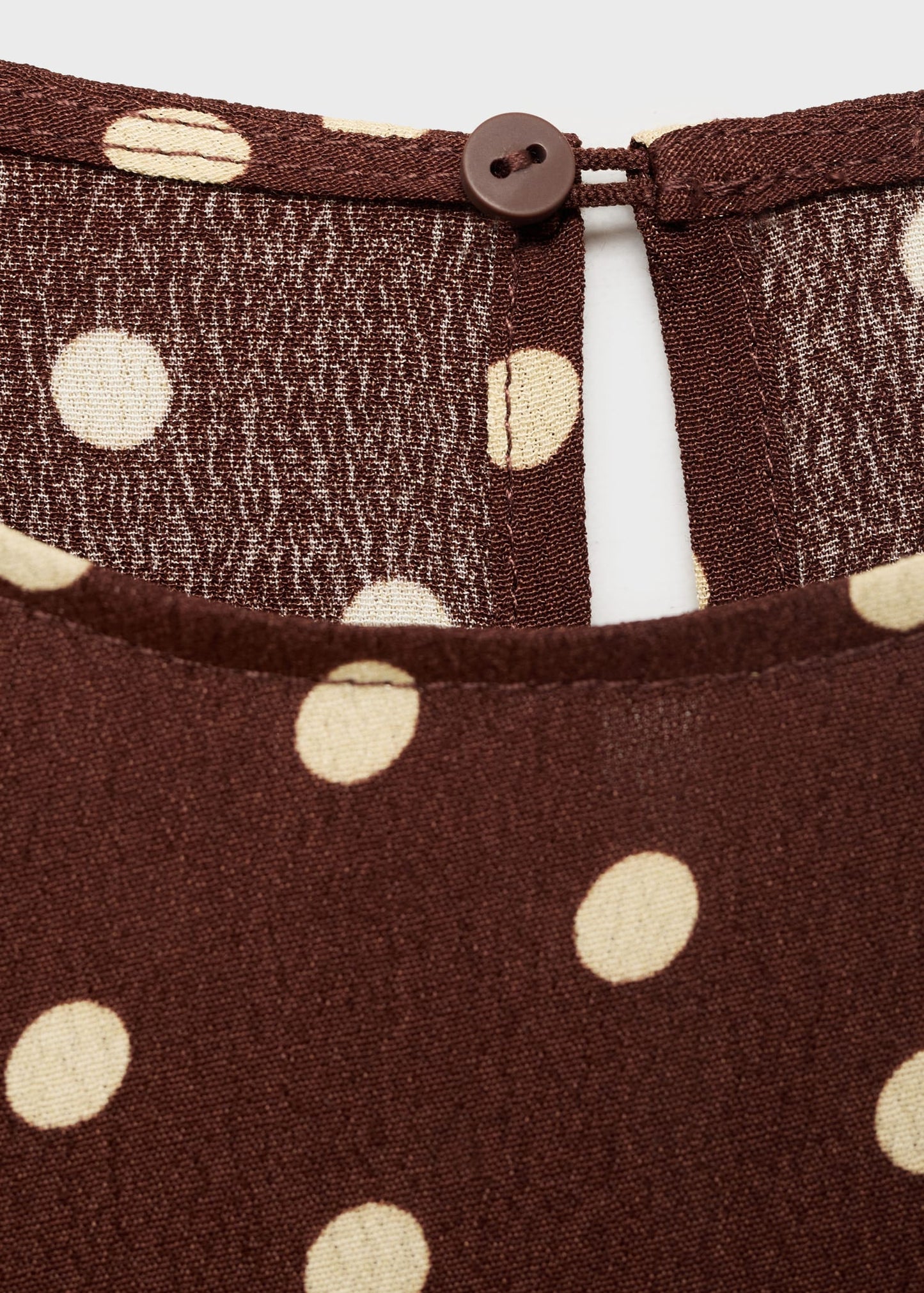 Polka dot midi dress