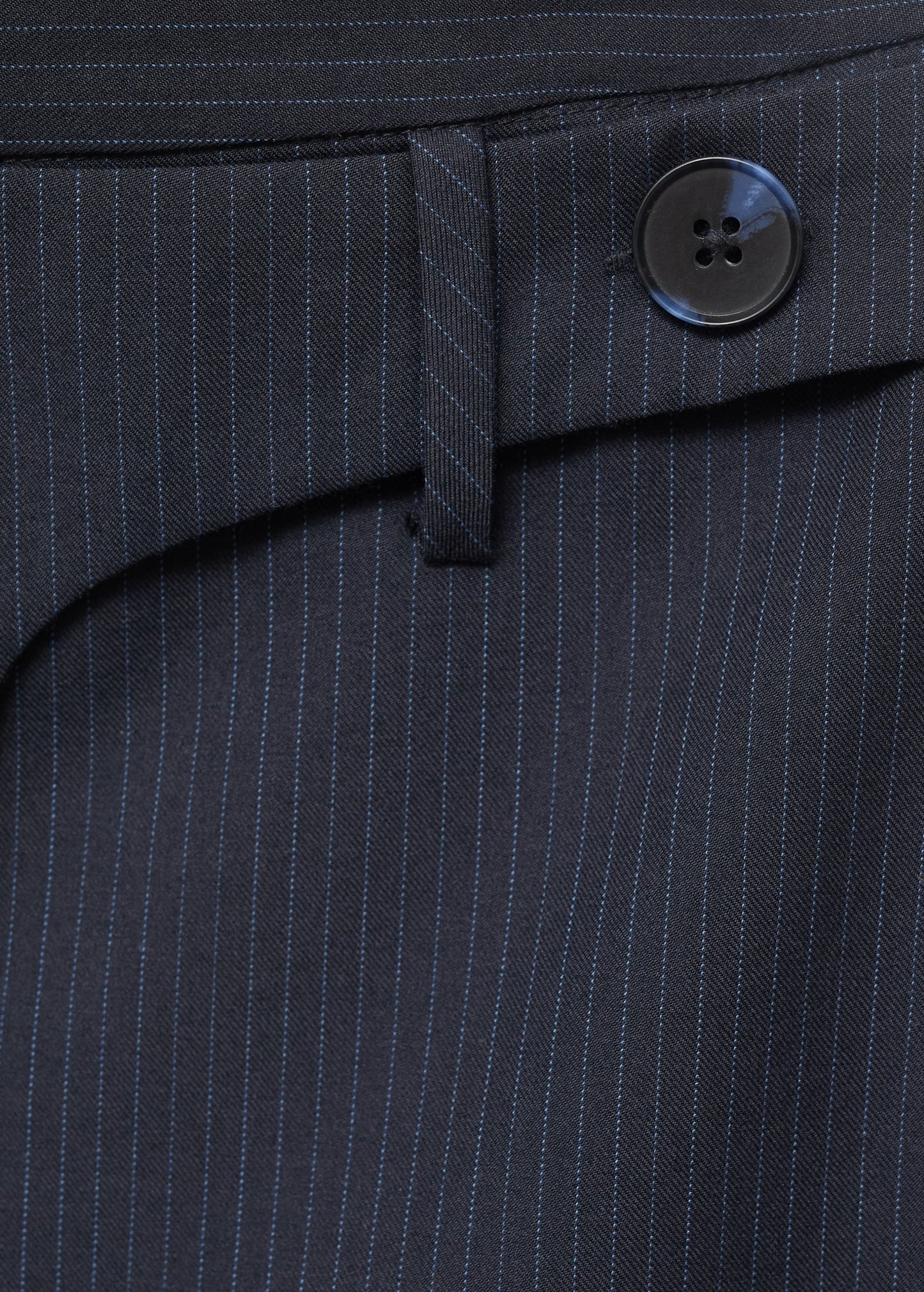 Pinstriped short skirt