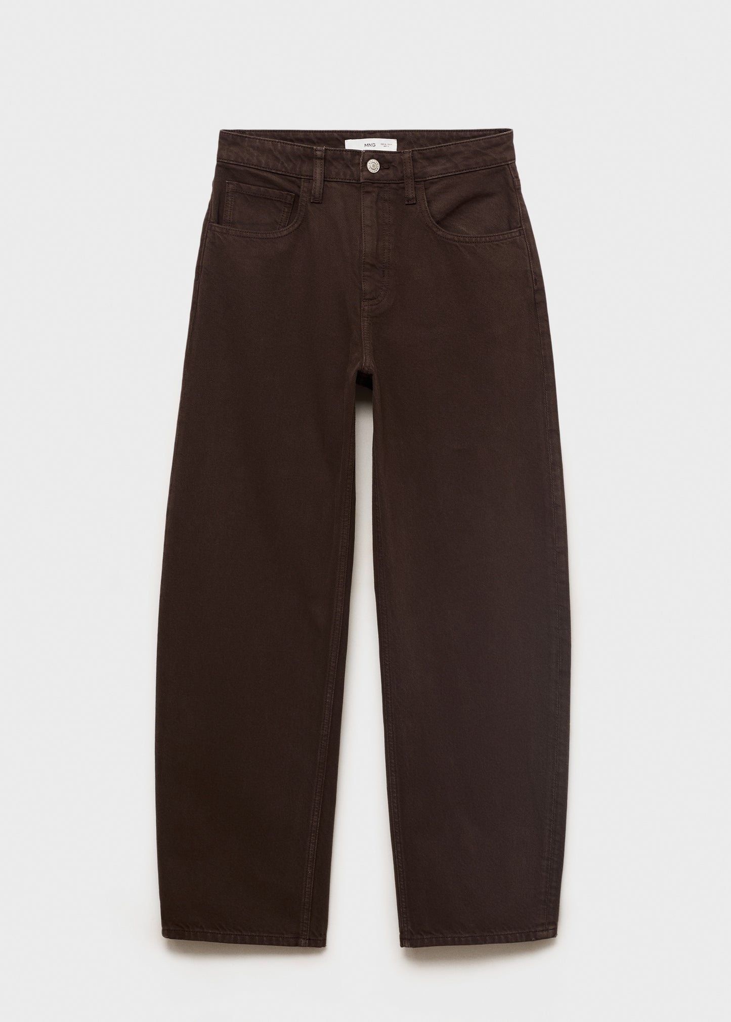High-rise balloon jeans