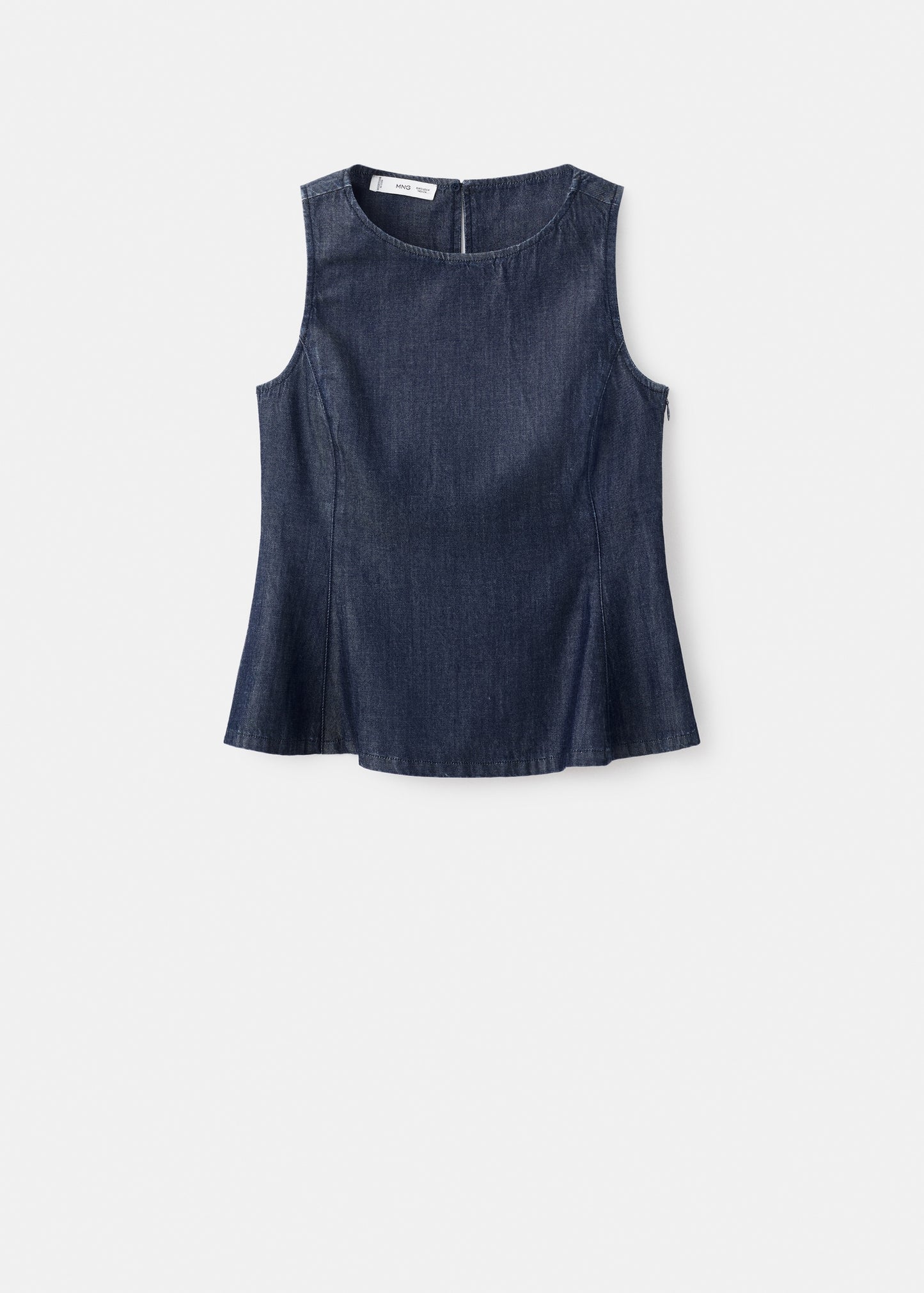 Denim crop top
