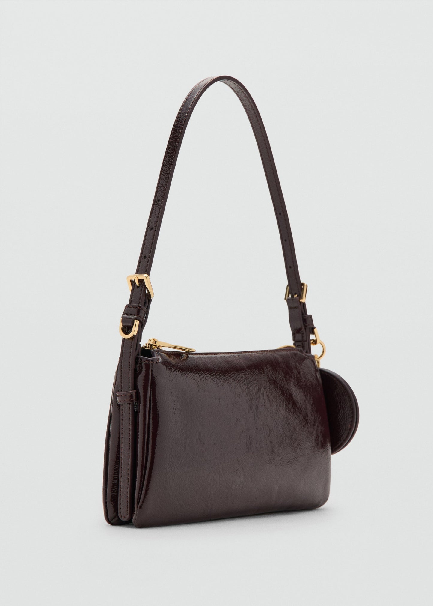 Shiny shoulder bag