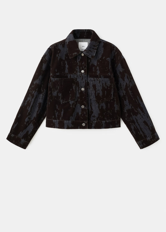 Devoré denim jacket