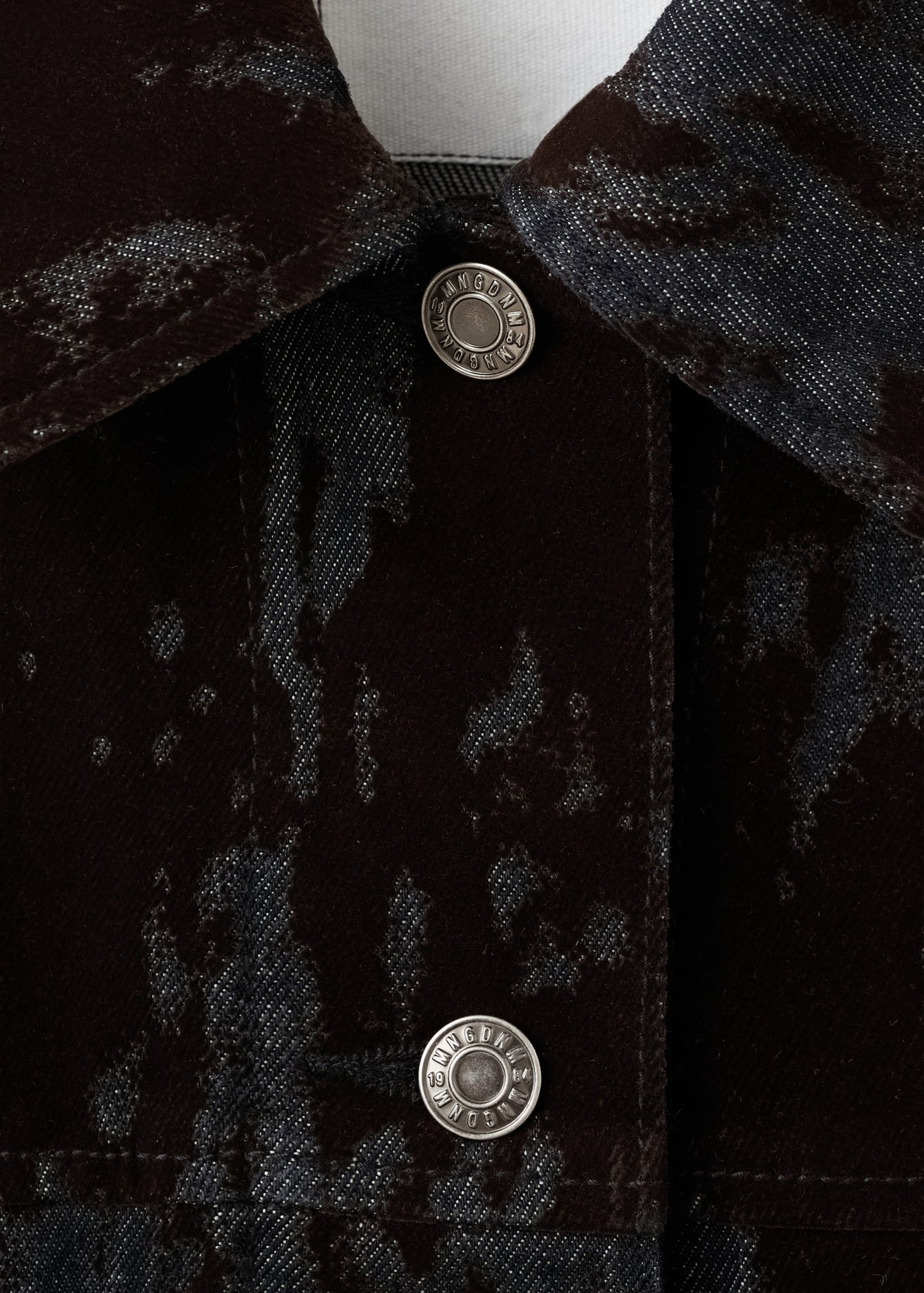 Devoré denim jacket