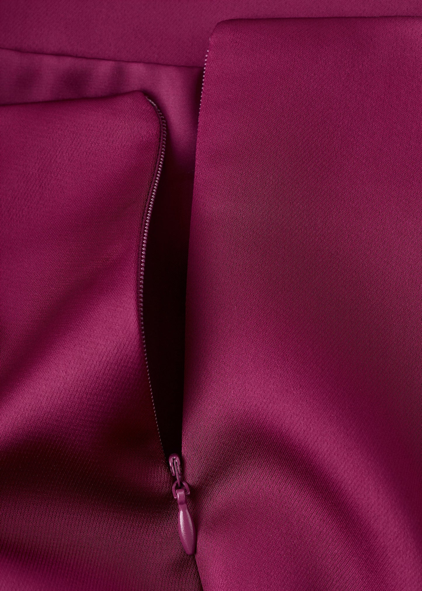 Satin short skirt