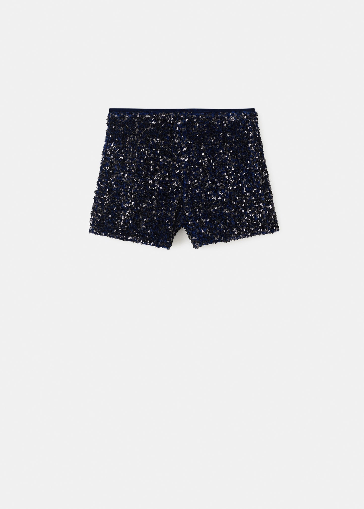 Velvet sequin shorts
