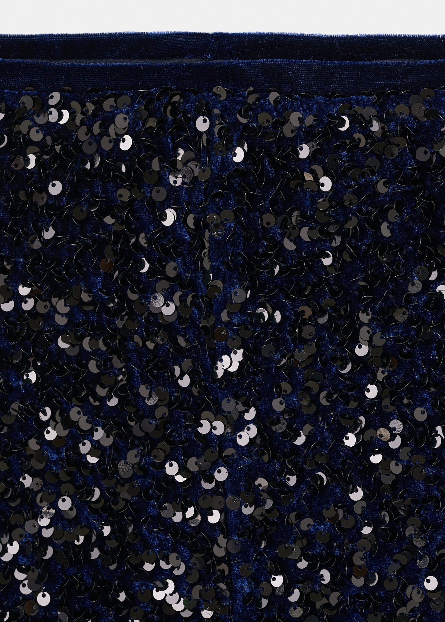 Velvet sequin shorts