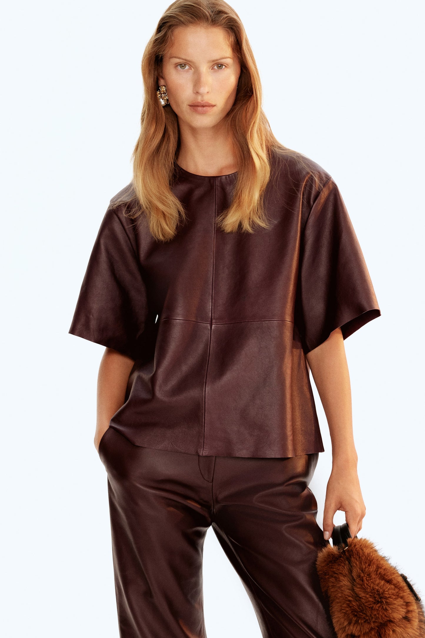 Leather T-shirt