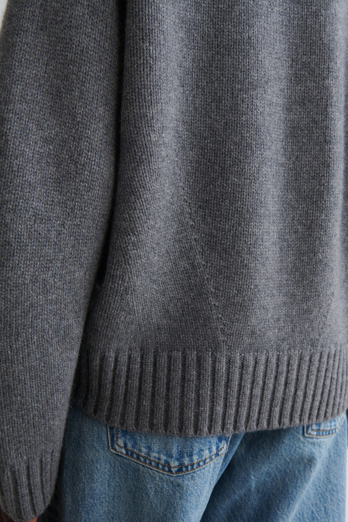 Cashmere Funnel-Neck Jumper